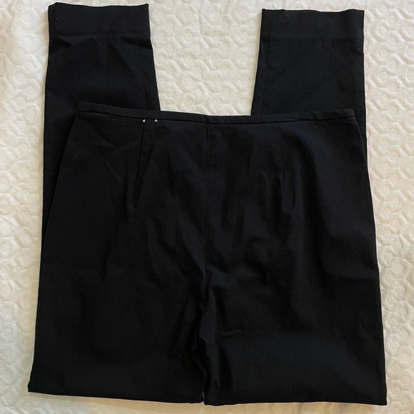 J. McLaughlin Black Lightweight Pants Trousers Women’s Size 10 Side Zip Classic - Picture 7 of 8